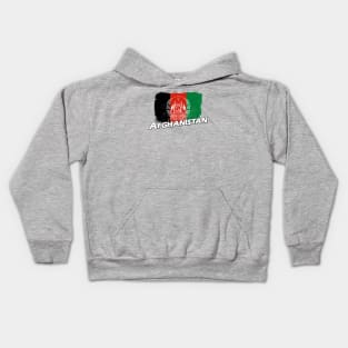 Afghanistan flag Kids Hoodie